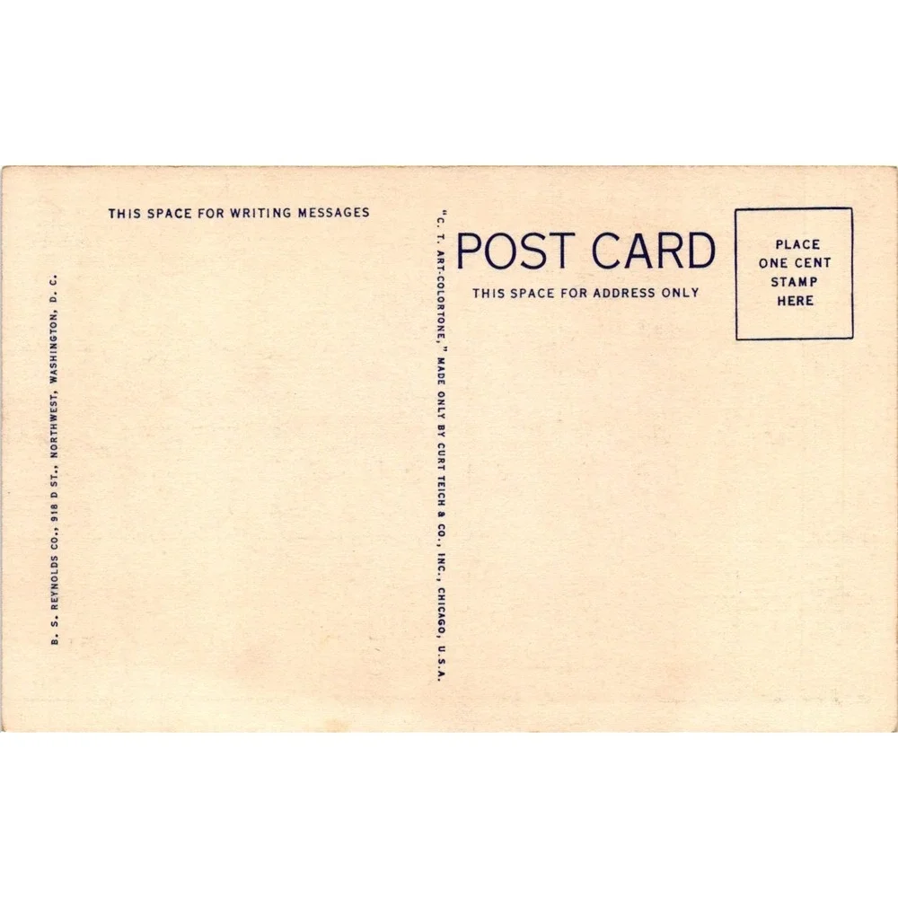 Vintage Linen Postcard New United States Supreme Court Washington DC 4A H2057